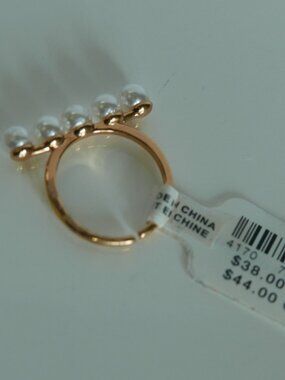 Anthropologie Ring - Multi Pearl Costume Ring